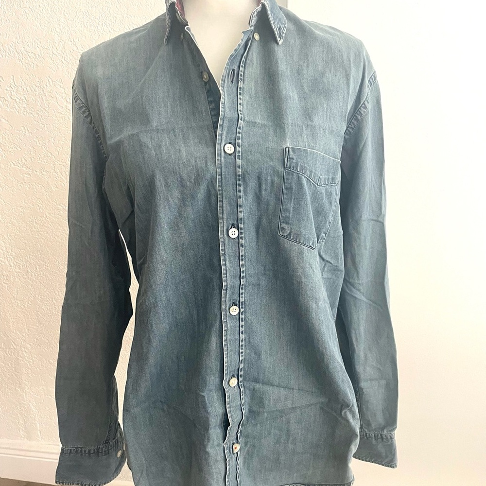 Woman’s Hartford Blue baby Denim Shirt